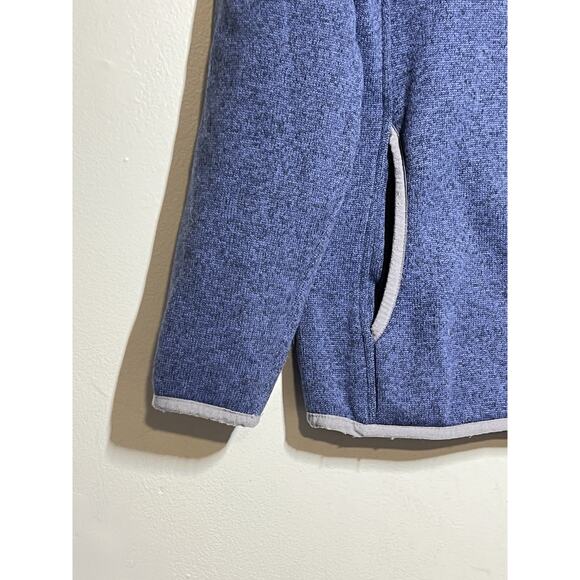 LL Bean Women's EUC Blue Pullover Sweater Fleece Jacket S - Picture 3 of 5